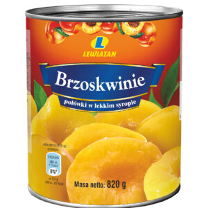 Brzoskwinie w lekkim syropie 820 g Lewiatan