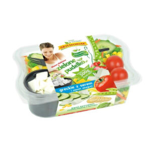 Grzeskowiak Zielone pudełko greckie z serem i sosem vinegrette 300g