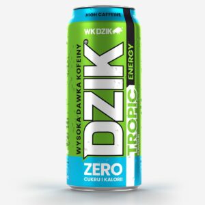 WK Dzik Napój energetyzujący tropic zero cukru i kalorii 500ml