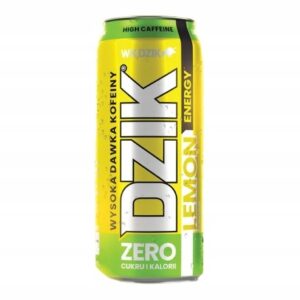 WK Dzik Napój energetyzujący lemon zero cukru i kalorii 500ml