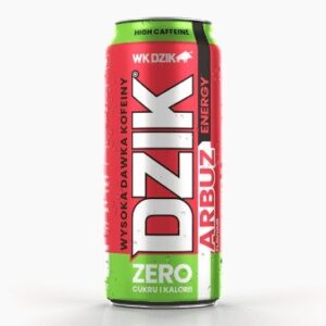 WK Dzik Napój energetyzujący arbuz zero cukru i kalorii 500ml