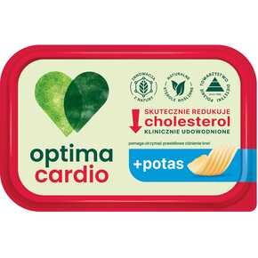 Optima Cardio potas+ Margaryna z dodatkiem steroli roślinnych 400 g