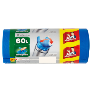 Jan Niezbędny Easy-Pack Worki na śmieci 60 l 18 sztuk