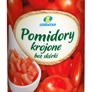 Pomidory krojone bez skórki 400 g Lewiatan