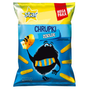 Star Zębolce Chrupki kukurydziane o smaku sera z ziemniakami 125 g