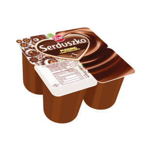 Zott Serduszko Pudding czekolada 500 g (4 x 125 g)