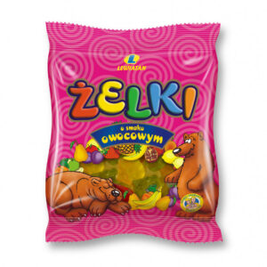Żelki miśki o smaku owocowym 80 g Lewiatan