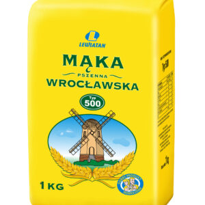 Mąka wrocławska typ 500 1 kg Lewiatan