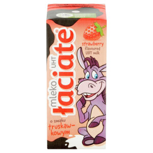 Łaciate Mleko UHT o smaku truskawkowym 200 ml