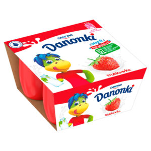 Danone Danonki Serek truskawka 200 g (4 x 50 g)