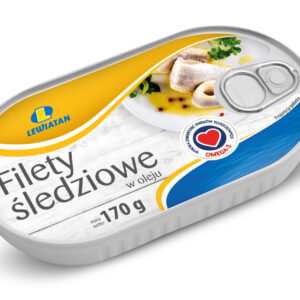 Filety śledziowe w oleju 170 g Lewiatan