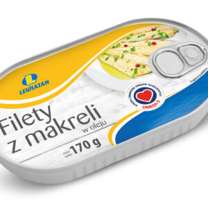 Filety z makreli w oleju 170 g Lewiatan