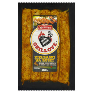 Balcerzak Grillove Kiełbaski na ruszt w curry 250 g
