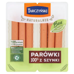 Tarczyński Naturalnie Parówki 100% z szynki 200 g