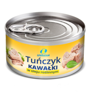 Tuńczyk kawałki w oleju roślinnym 170 g Lewiatan