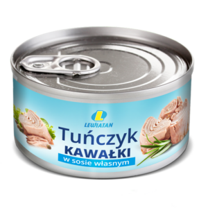 Tuńczyk kawałki w sosie własnym 170 g Lewiatan
