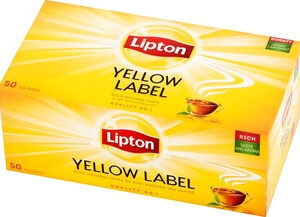 Lipton Yellow Label Herbata czarna 100 g (50 torebek)