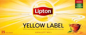 Lipton Yellow Label Herbata czarna 50 g (25 torebek)