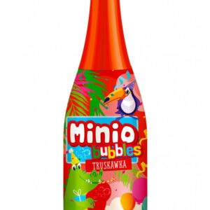 Napój gazowany MINIO BUBBLES truskawka 0,75 l