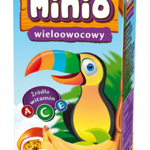 Napój Minio wieloowocowy ze słomką 200 ml Lewiatan