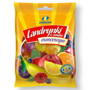 Landrynki o smaku owocowym 90 g Lewiatan