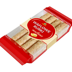 Waflowe rurki maślane 100 g Lewiatan