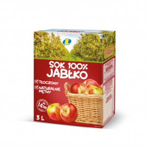 Sok jabłkowy tłoczony 3 l Lewiatan