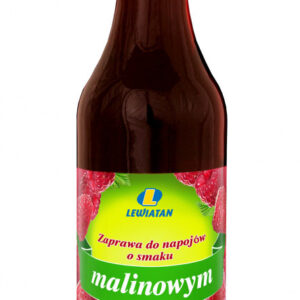 Zaprawa do napojów o smaku malinowym 500 ml Lewiatan