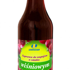 Zaprawa do napojów o smaku wiśniowym 500 ml Lewiatan