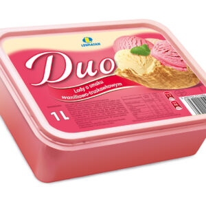 Lody Duo o smaku waniliowo - truskawkowym 1 l Lewiatan
