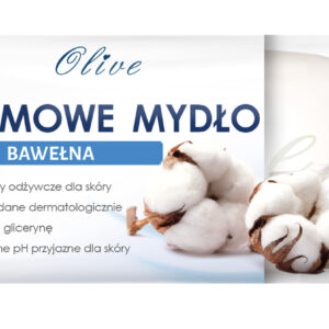 Kremowe mydło w kostce Olive bawełna 90 g