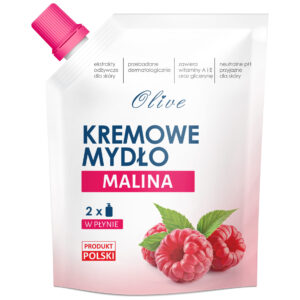 Kremowe mydło w płynie Olive Malina zapas 900 ml