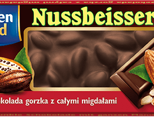 Alpen Gold nussbeisser czekolada gorzka z całymi migdałami 100 g