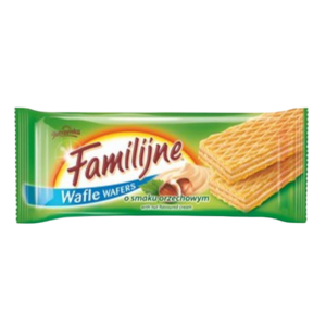Familijne Wafle o smaku orzechowym 180 g