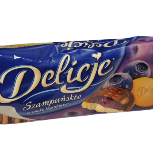 Delicje Szampańskie o smaku jagodowym 147 g