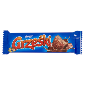 Grześki Wafel przekładany kremem kakaowym w czekoladzie 36 g