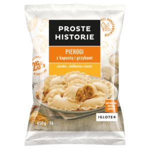 Proste Historie Pierogi z kapustą i grzybami 450g