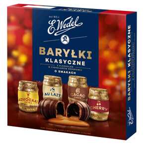 E. Wedel Baryłki z alkoholem w czekoladzie deserowej 200 g