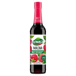 ŁOWICZ SYROP MALINA 400ml