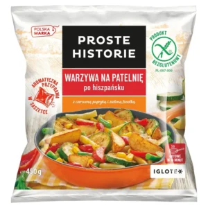 IGLOTEX WARZYWA NA PATELNIĘ PO HISZPAŃSKU B/G 450g
