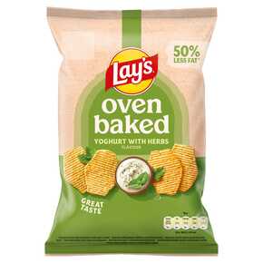 Lays Chipsy Oven Baked jogurt z ziołami Lay's 110 g